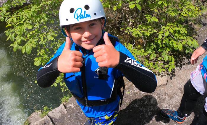 Suitable for all ages its a DOUBLE thumbs up for gorge walking!
